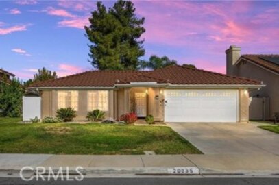 Fabulous Newly Listed Menifee Lakes Single Family Residence Located at 29835 Camino Cristal
